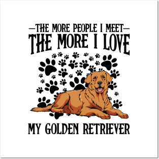 Golden Retriever Posters and Art